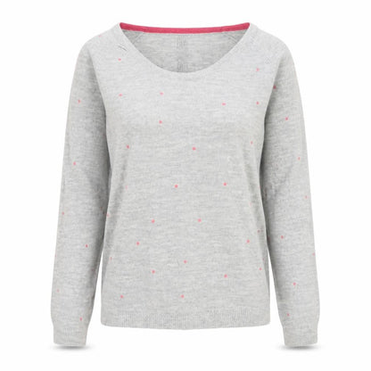 Womens UK Size 6 White Stuff Grey Pullover Jumper