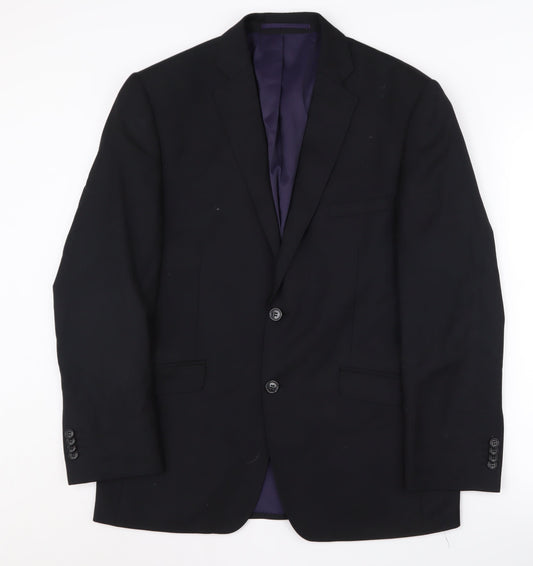 Mens UK Size 38 Daniel Hechter Regular Blue Suit Jacket