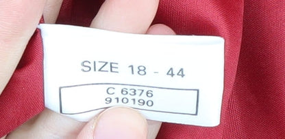 Classic Woman Red Blazer, Women, Size 18, Notch Lapel