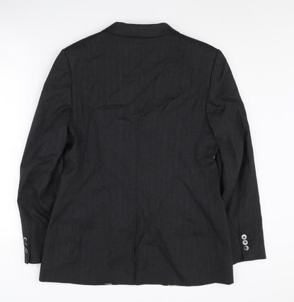 Next Women's Black Pinstripe Blazer Size 14