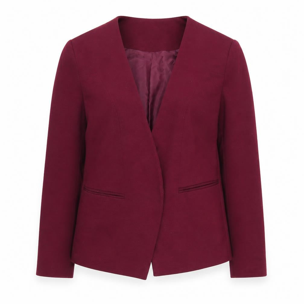Womens UK Size 10 Oasis Regular Red Suit Jacket