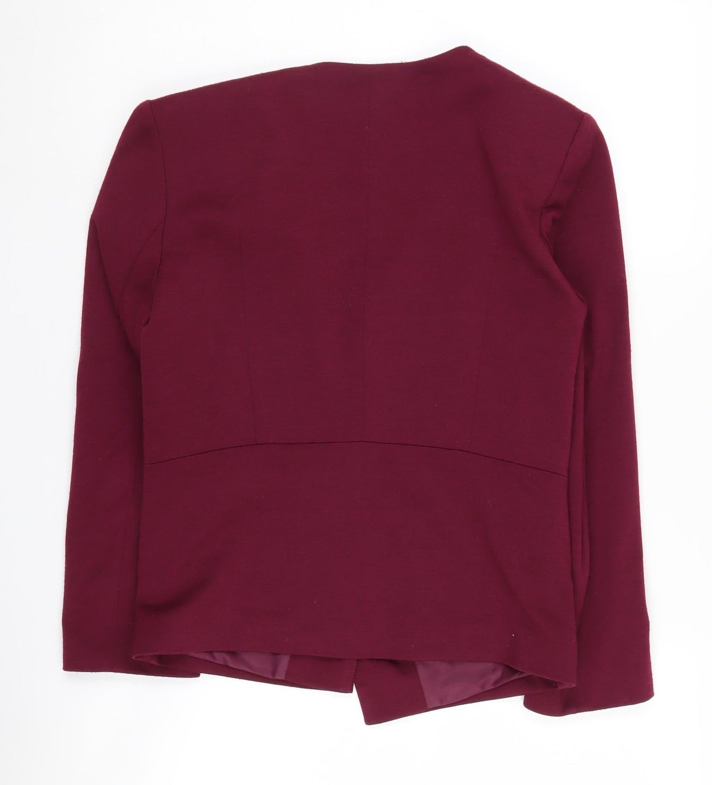 Oasis Women's Red Slim Fit Suit Jacket Size 10