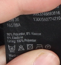 Oasis Women's Red Slim Fit Suit Jacket Size 10