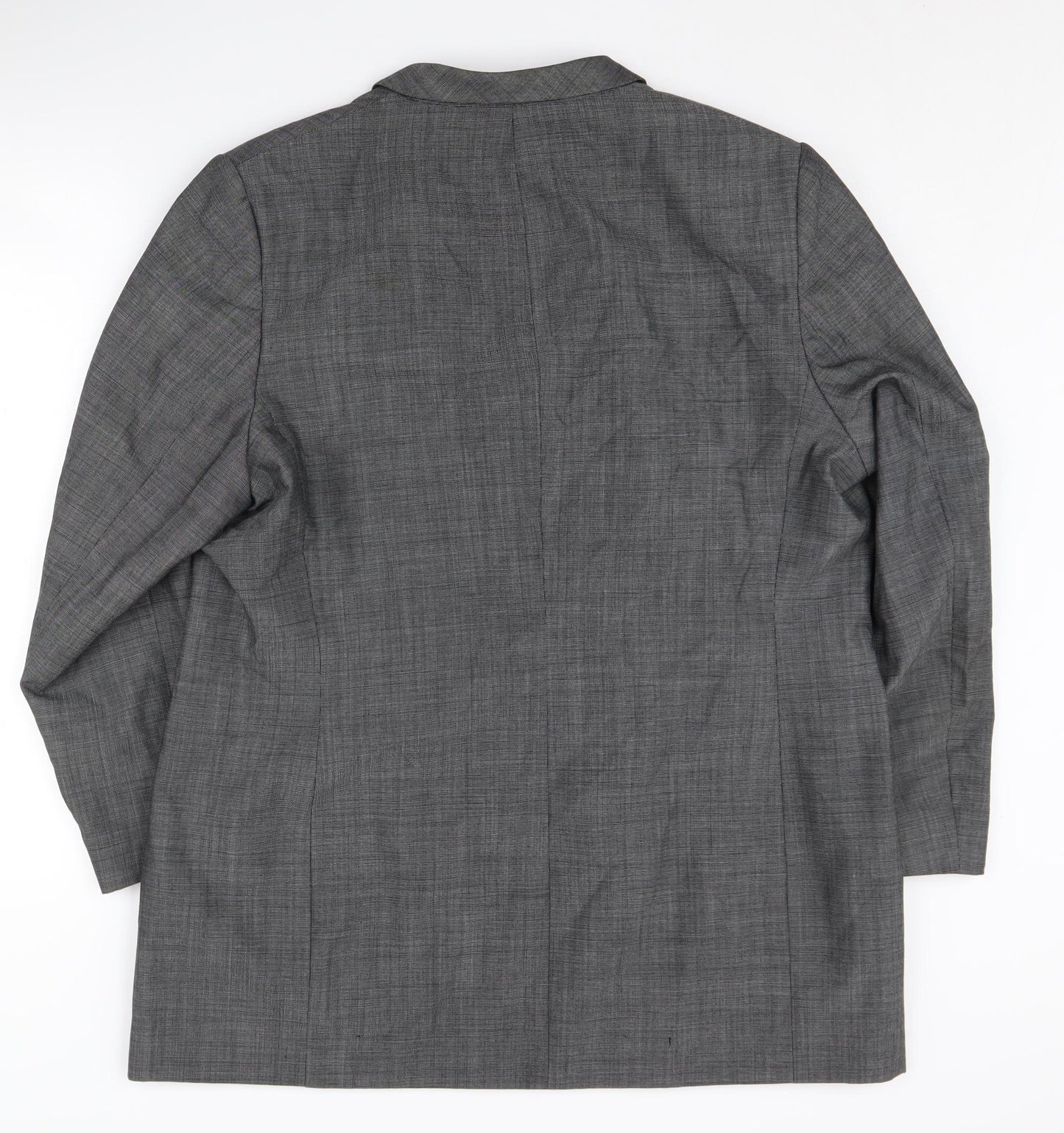 Marks and Spencer Women’s Grey Checked Blazer UK 20