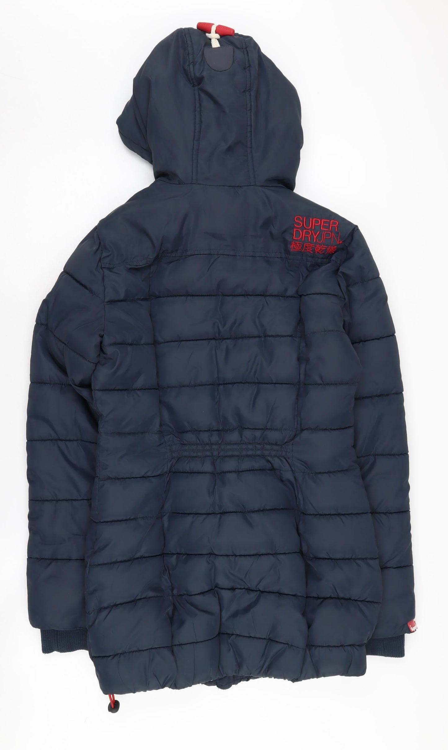 Super Dry Women's Blue XS Puffer Jacket