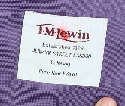 Mens UK Size 42 T.M.Lewin Regular Grey Suit Jacket