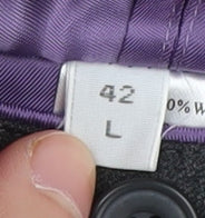 Mens UK Size 42 T.M.Lewin Regular Grey Suit Jacket