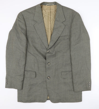 Mens UK Size 40 Desch Regular Grey Suit Jacket