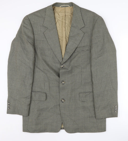 Mens UK Size 40 Desch Regular Grey Suit Jacket