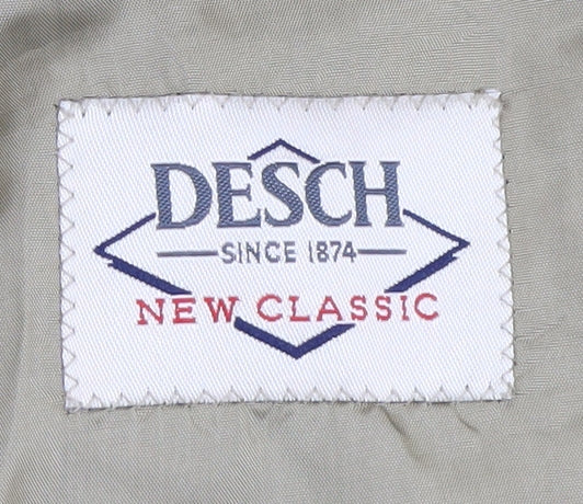 Mens UK Size 40 Desch Regular Grey Suit Jacket