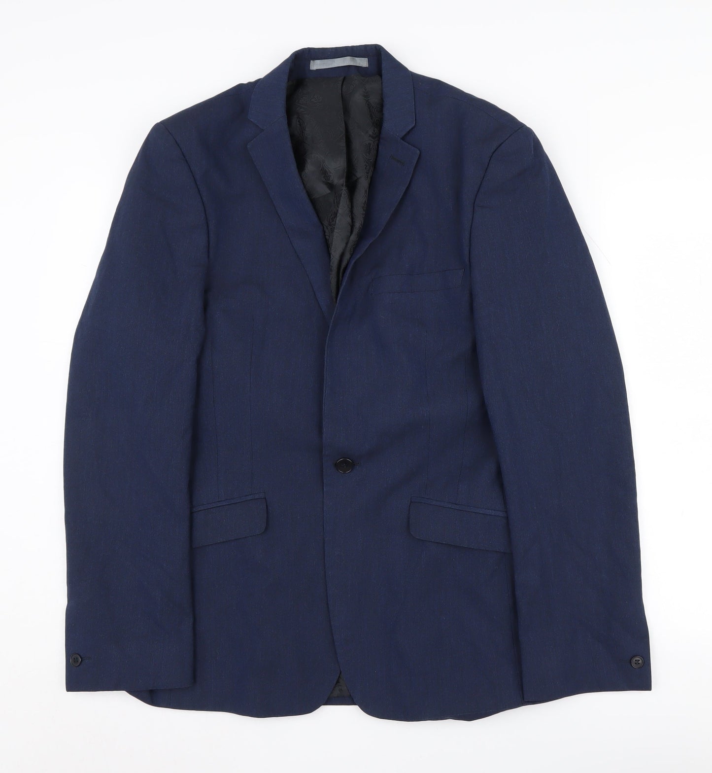 Mens UK Size 38 Red Herring Regular Blue Suit Jacket