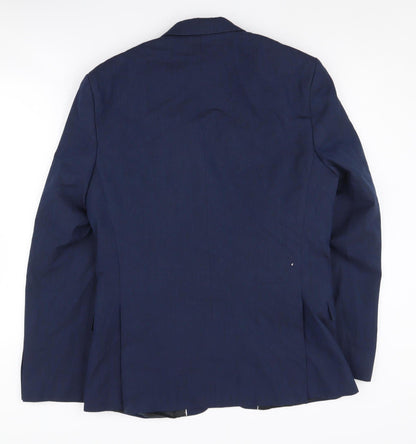 Mens UK Size 38 Red Herring Regular Blue Suit Jacket