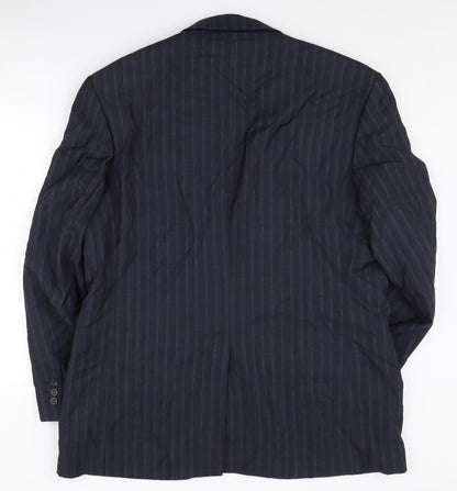 Mens UK Size 44 Alexandre Regular Blue Suit Jacket