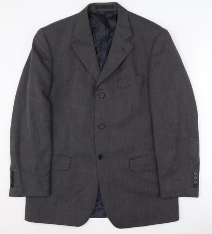 Mens UK Size 40 Marks and Spencer Regular Navy Suit Jacket