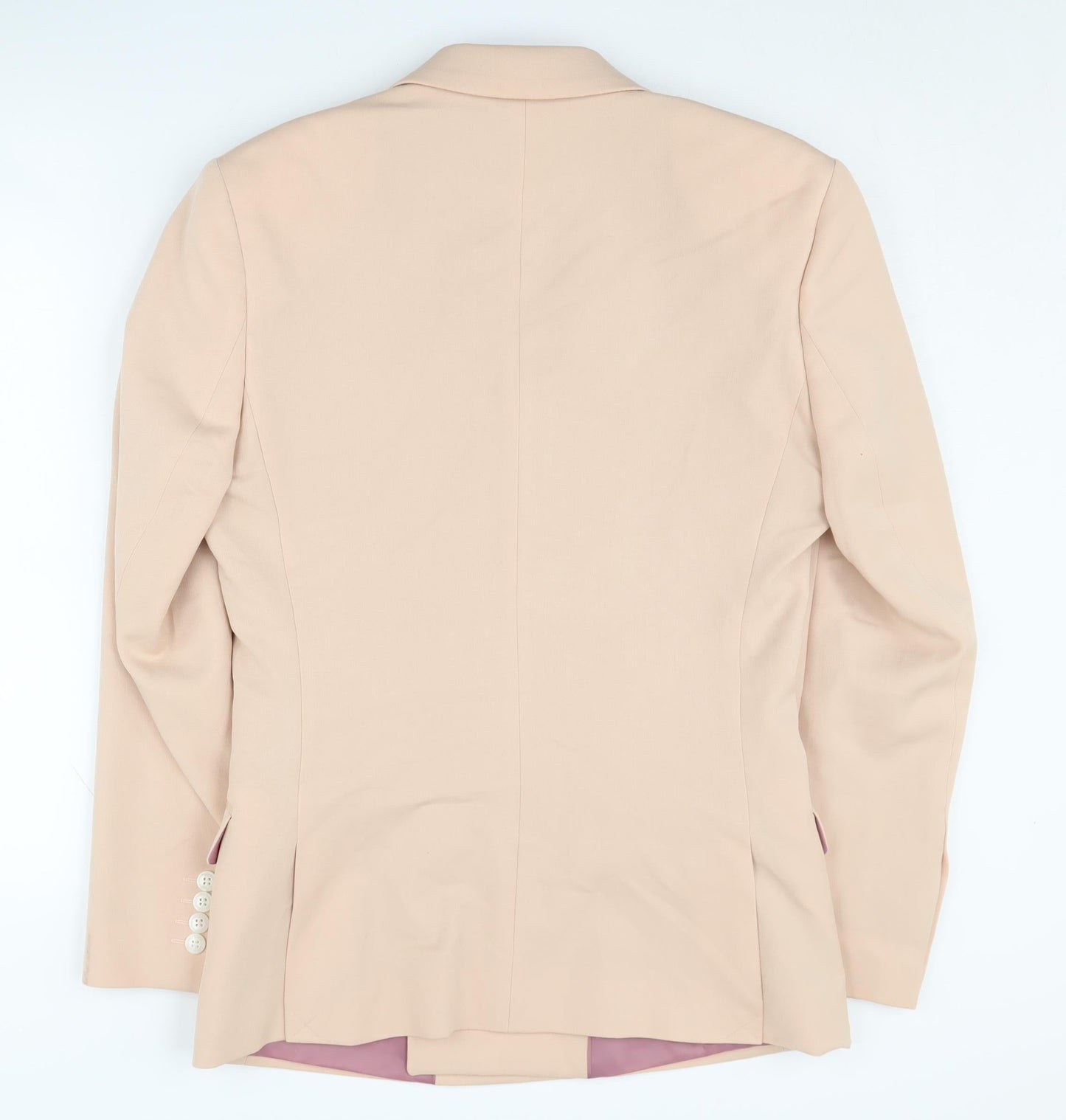 ASOS DESIGN Men's Pink Double-Breasted Blazer 38S
