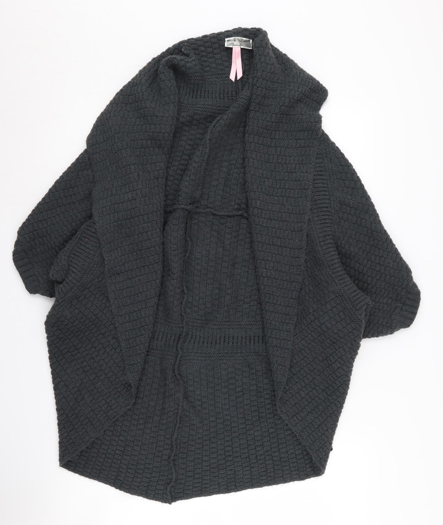 Womens UK Size S Lipsy Black Cape Jumper