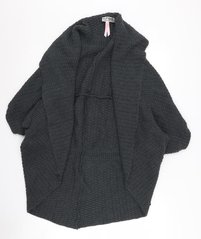 Womens UK Size S Lipsy Black Cape Jumper