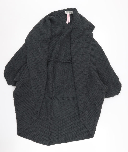 Womens UK Size S Lipsy Black Cape Jumper