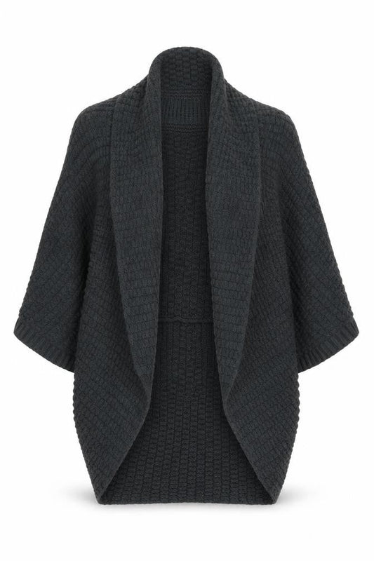 Womens UK Size S Lipsy Black Cape Jumper