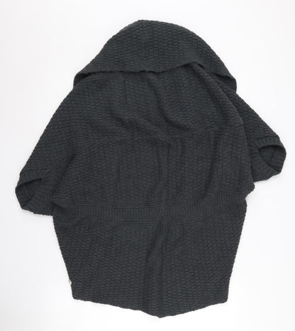 Womens UK Size S Lipsy Black Cape Jumper