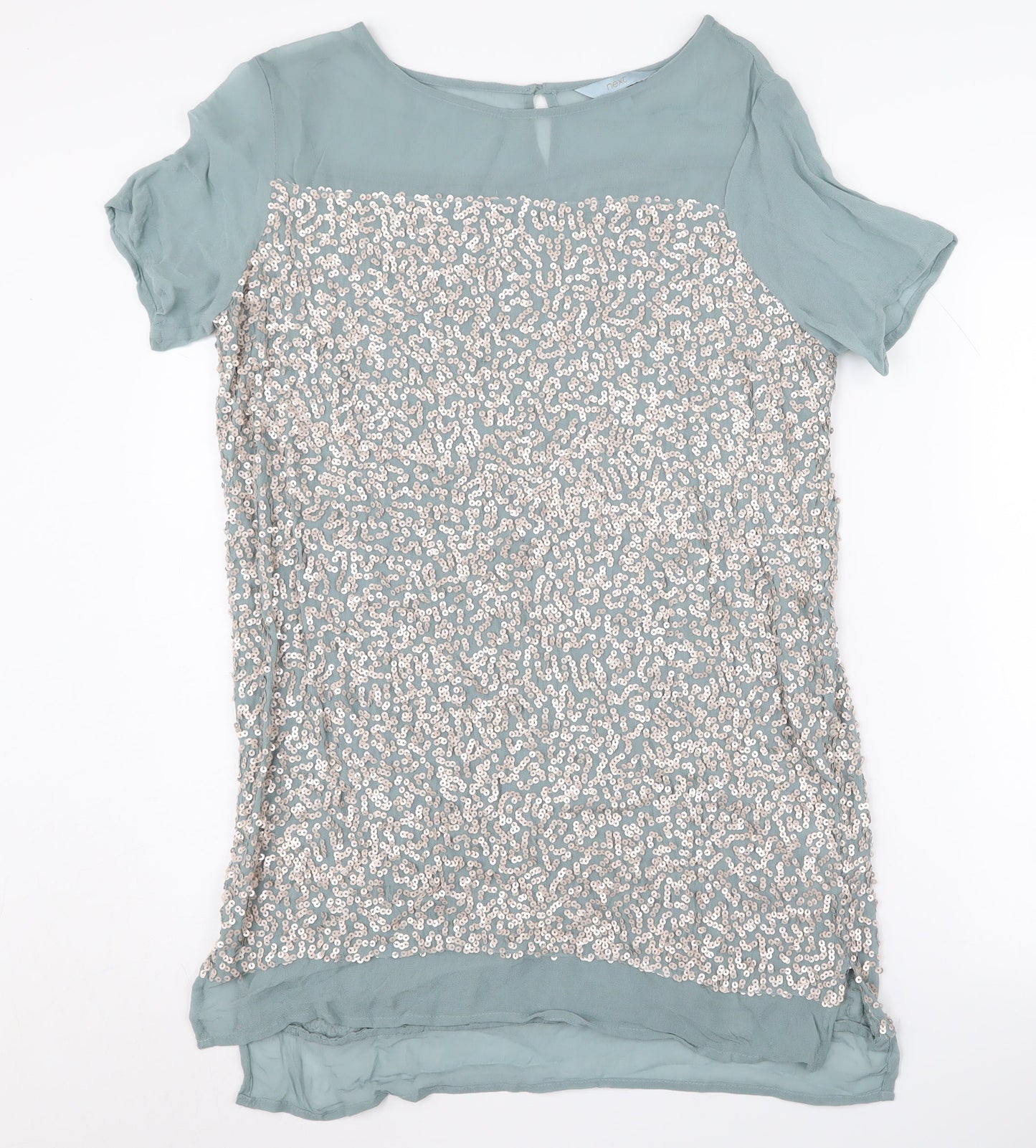 Womens UK Size 12 NEXT Green Tunic Tunic