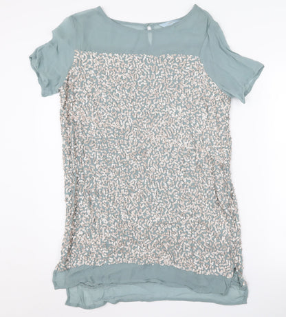 Womens UK Size 12 NEXT Green Tunic Tunic