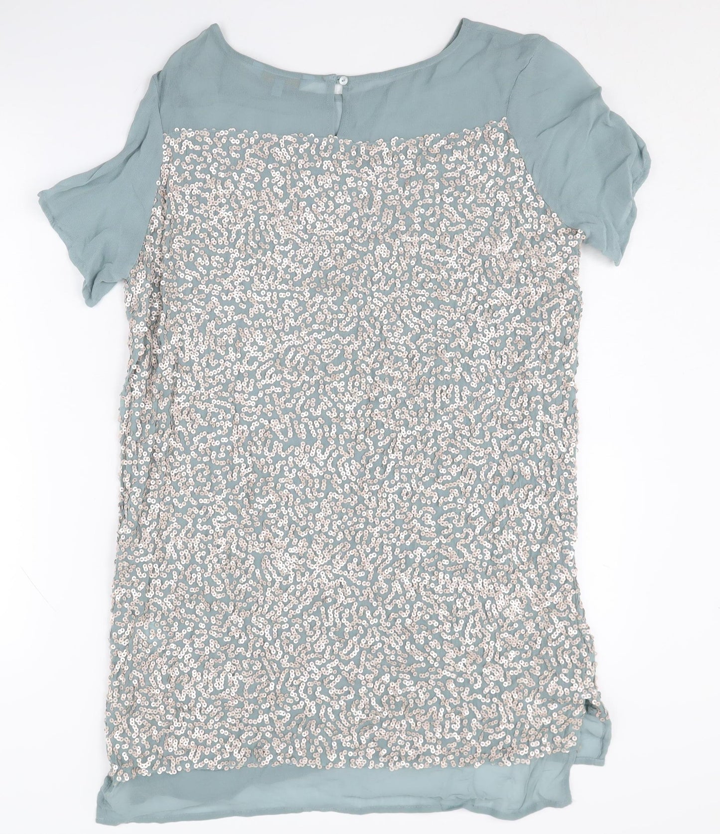 Womens UK Size 12 NEXT Green Tunic Tunic