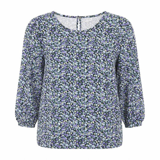Womens UK Size 10 VILA Multicoloured Basic Blouse