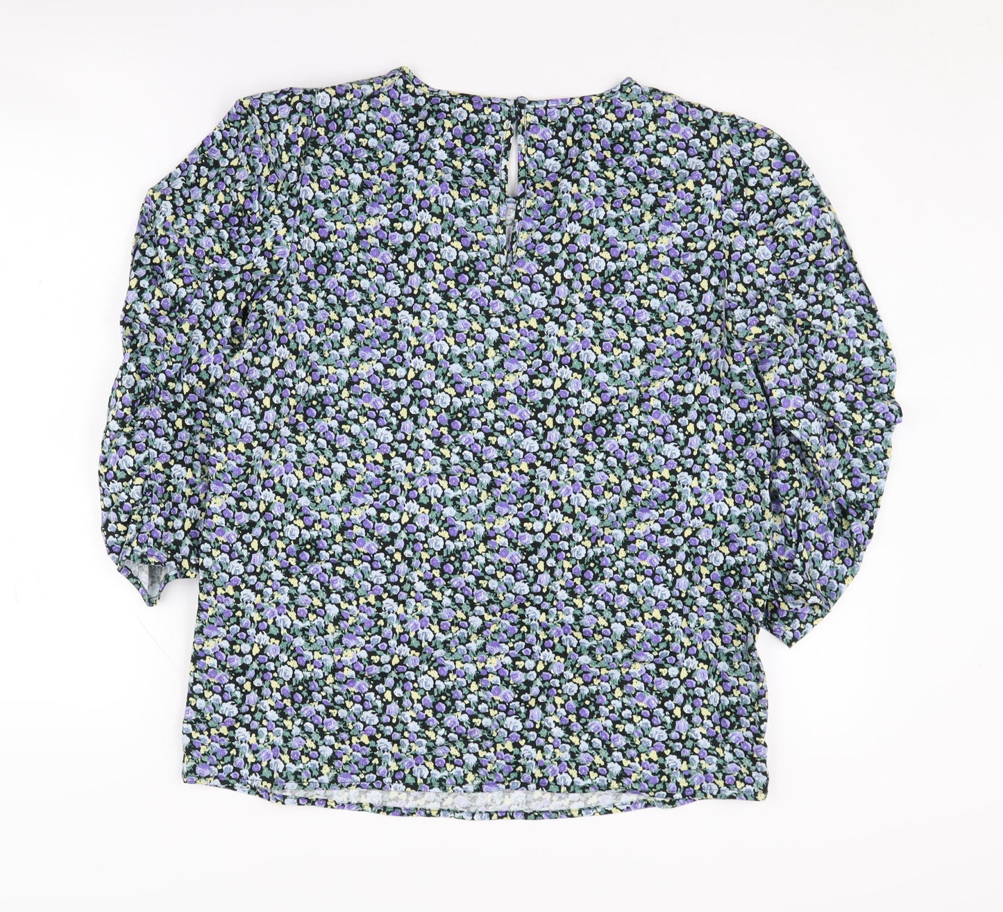 Womens UK Size 10 VILA Multicoloured Basic Blouse