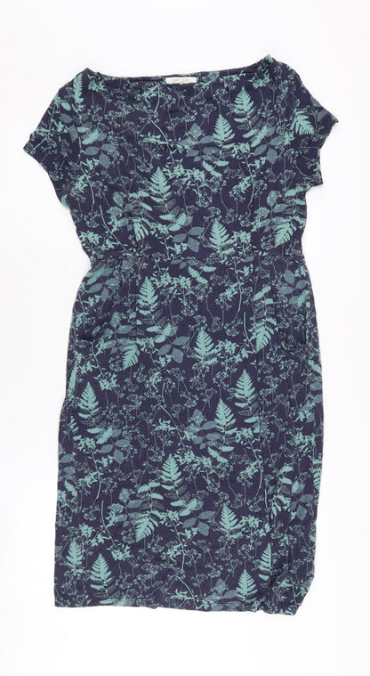 White Stuff Women's Multicoloured Floral Dress, Size 10