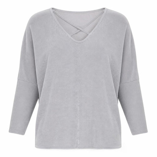 Womens UK Size 18 Lipsy Grey Pullover Jumper