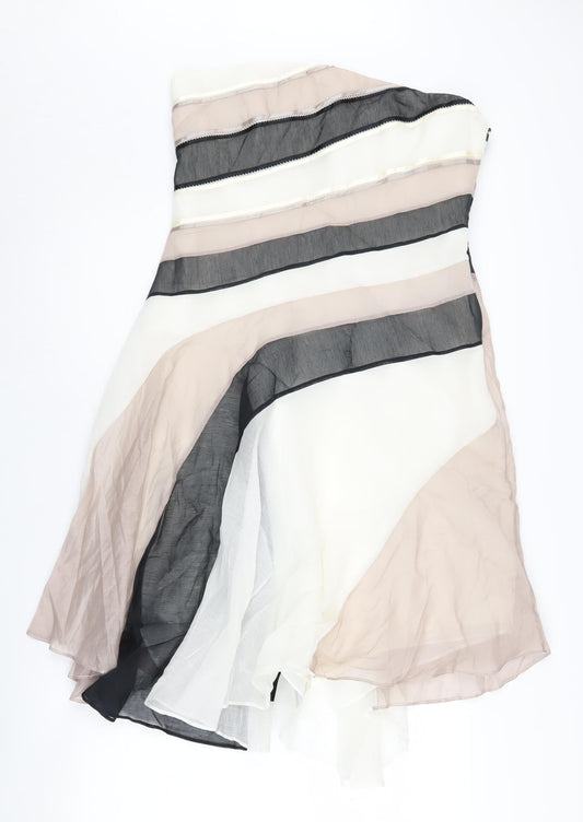 Coast Women's Multicoloured A-Line Dress Size 14