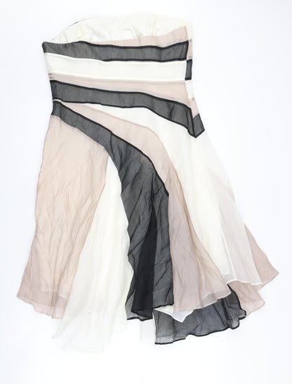 Coast Women's Multicoloured A-Line Dress Size 14