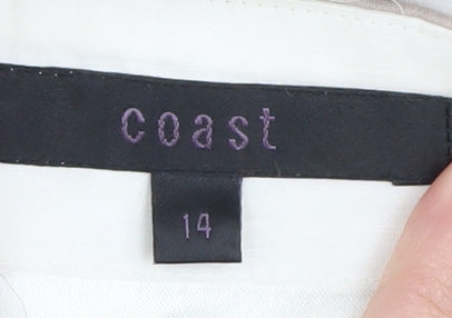 Coast Women's Multicoloured A-Line Dress Size 14