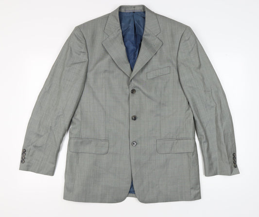 Mens UK Size 40 Douglas Regular Grey Suit Jacket