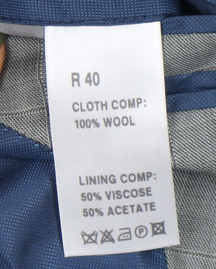 Mens UK Size 40 Douglas Regular Grey Suit Jacket