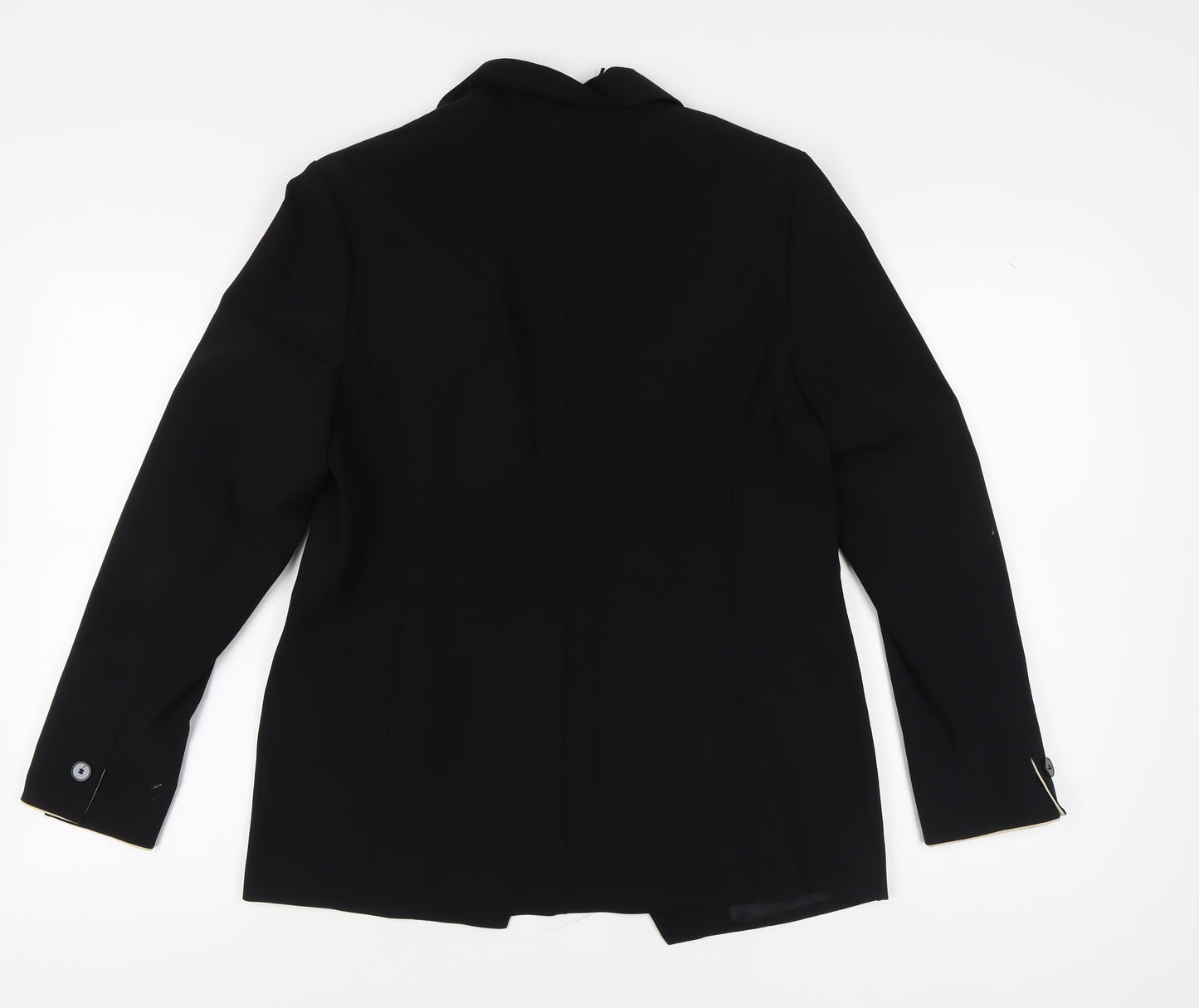Marks and Spencer Women's Black Blazer Shawl Lapel Size 14