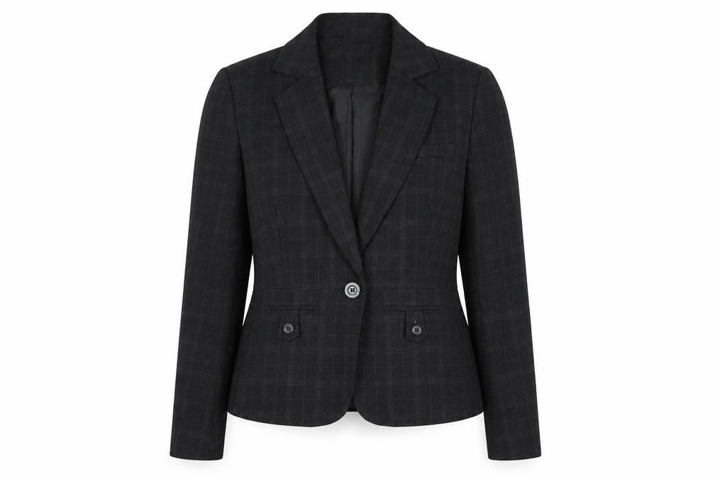 Womens UK Size 14 E-vie Regular Black Blazer