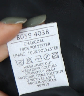 e-vie Women's Black Check Blazer UK 14