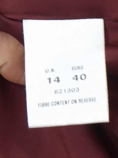 Eastex Women's Multicoloured Size 14 Blazer