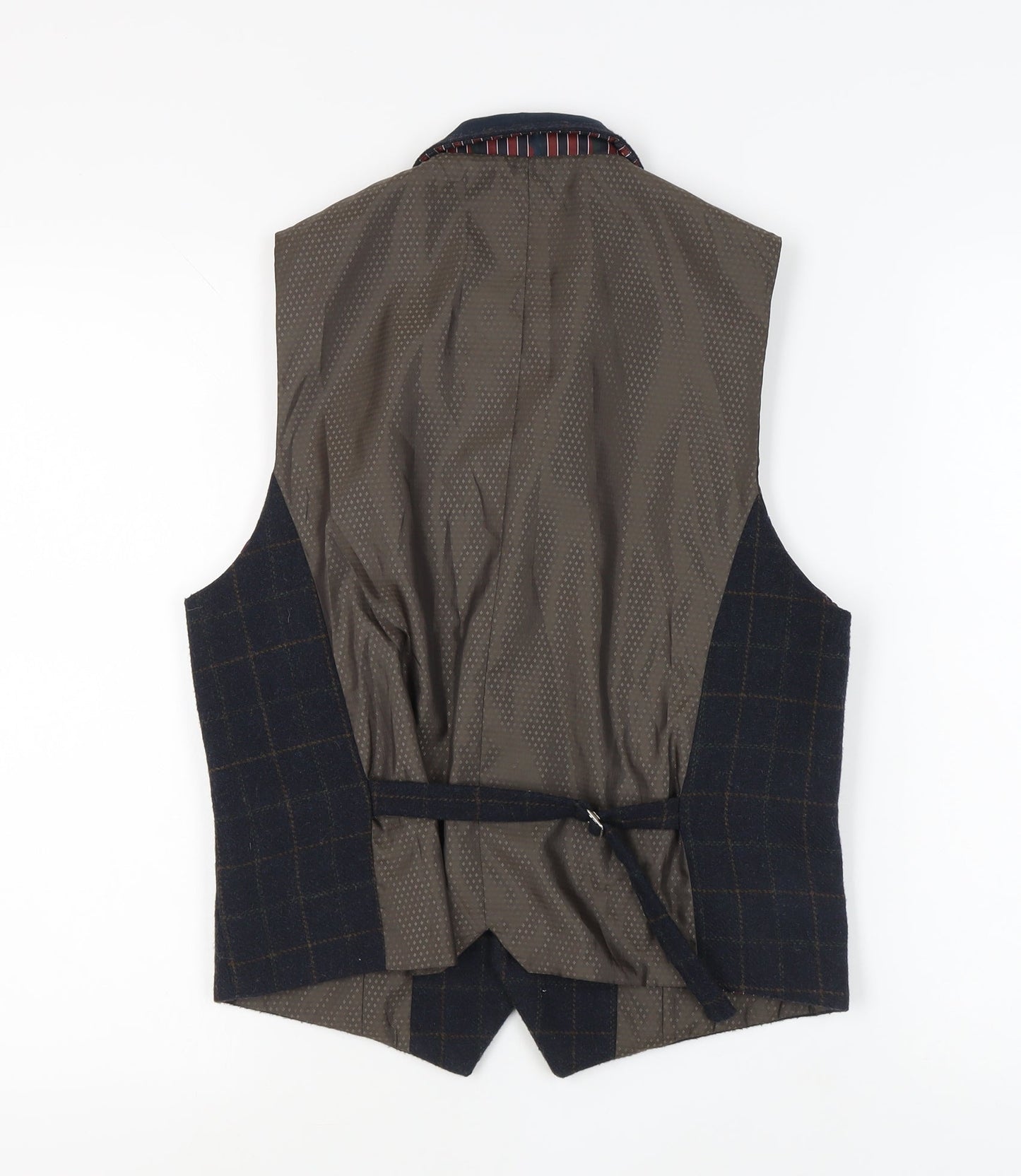 Mens UK Size S Cavani Regular Blue Suit Waistcoat