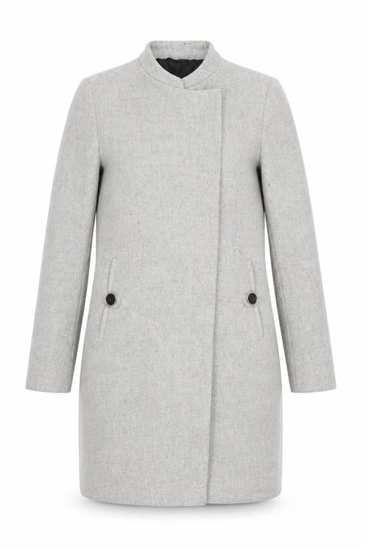 Womens UK Size XS Mango Grey Basic Jacket