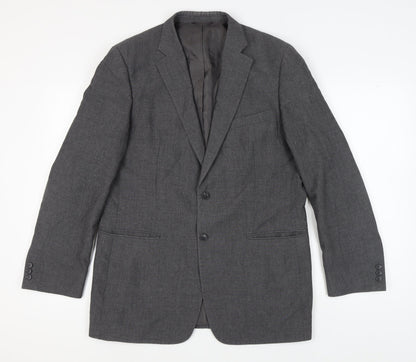 Mens UK Size 42 Jack Reid Regular Grey Suit Jacket