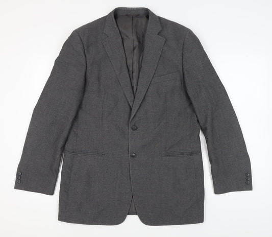 Mens UK Size 42 Jack Reid Regular Grey Suit Jacket