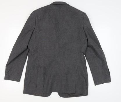 Mens UK Size 42 Jack Reid Regular Grey Suit Jacket