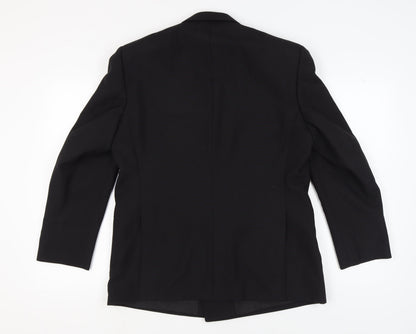 Mens UK Size 42 Varteks Regular Black Suit Jacket