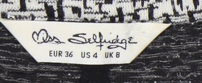 Miss Selfridge Women’s Black Long Sleeve Blazer Size 8