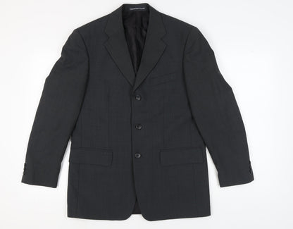 Mens UK Size 38 Greenwoods Regular Grey Suit Jacket
