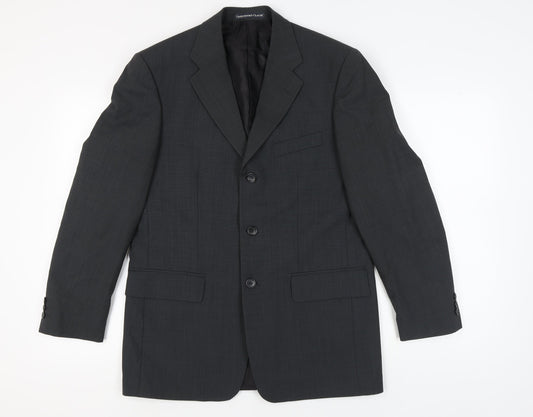 Mens UK Size 38 Greenwoods Regular Grey Suit Jacket