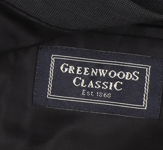 Mens UK Size 38 Greenwoods Regular Grey Suit Jacket